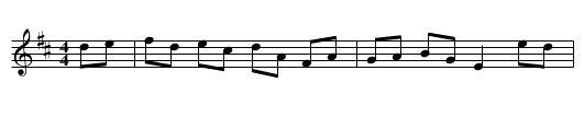 Reel - staff notation