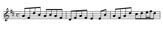 Reel - staff notation
