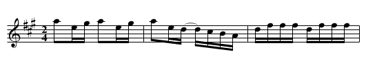Reel - staff notation