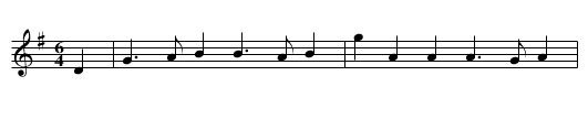 Reeves Maggot - staff notation
