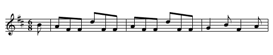 Regan's Jig - staff notation