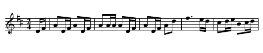Regiments Quadrille Figure 1 - staff notation