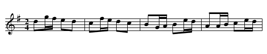 Regiments Quadrille Figure 3 - staff notation