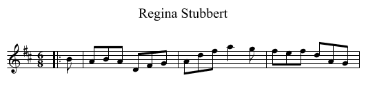 Regina Stubbert - staff notation