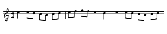 Reihentaenze - staff notation