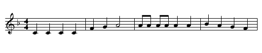 Reilly's Daughter - staff notation