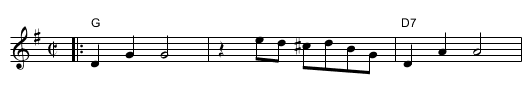 Reilly's Own - staff notation