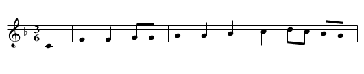 Rein Feuer... - staff notation