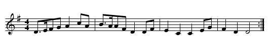 Reinl&auml;nder e. Ornun Egland - staff notation