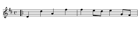 Reinl&auml;nder i D - staff notation