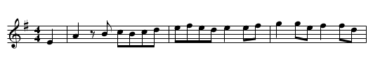 Reinlander - staff notation