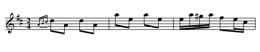 Reinleder från Malung - staff notation