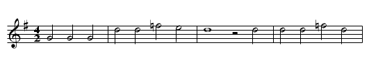 Reiters Trostlied - staff notation