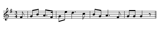 Rejected Lover [2], The - staff notation