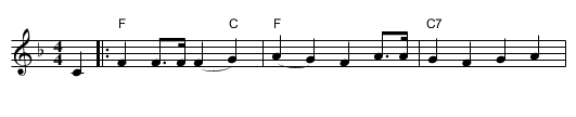 Rejoice in the Lord Always - staff notation