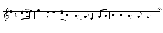 Renardine - staff notation