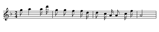 Renjia douzai ni buzai - staff notation