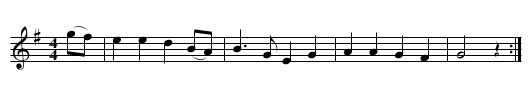 Renodine - staff notation