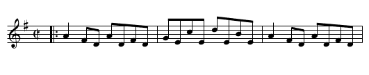 Repeal of the Union - staff notation