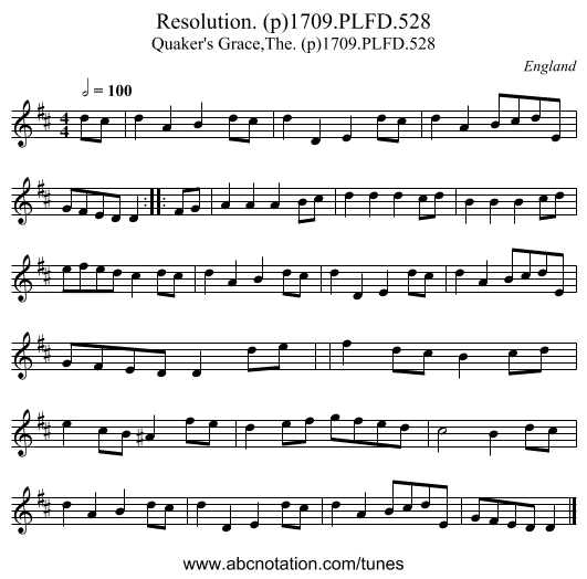 Resolution. (p)1709.PLFD.528 - staff notation