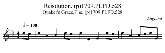 Resolution. (p)1709.PLFD.528 - staff notation