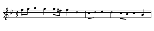 Restoration Spring Garden Hornpipe - staff notation