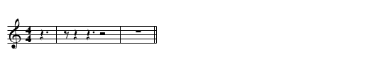 Rests - staff notation