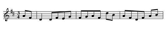 Retreat [1], A - staff notation