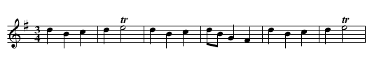 Retreat, A - staff notation