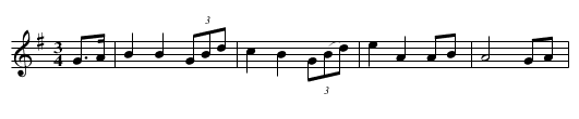 Retreat, A - staff notation