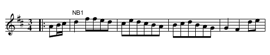 Retreat. JBut.008, A - staff notation