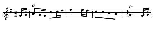 Retreat - staff notation