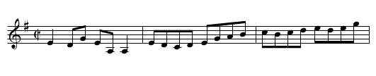 Return to Camden Town - staff notation