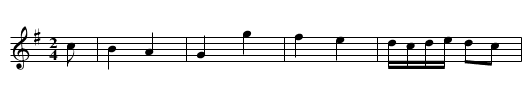 Reveilly [2], The - staff notation
