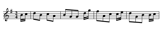 Rheinlaender - staff notation
