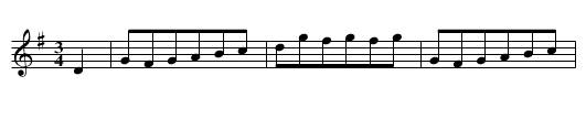 RHINE WALTZ - staff notation