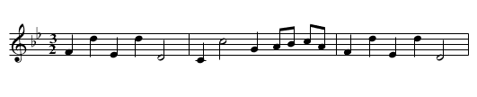 Ribchester Bridge Hornpipe - staff notation