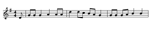 Rich Man and the Poor Man, The  - staff notation