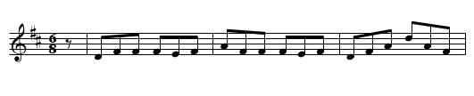 Richard Brennan's Favourite - staff notation