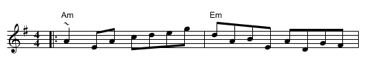 Richard Dwyer's Reel - staff notation