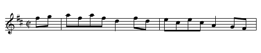 RICHER'S HORNPIPE - staff notation