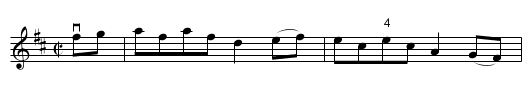 RICKER'S -- HORNPIPE - staff notation