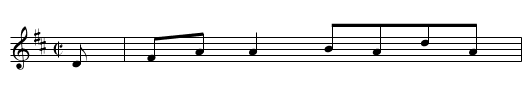 Rickey's Rambles (to Knock) - staff notation