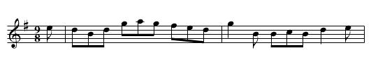 Ride a Mile [1] (Irish) - staff notation