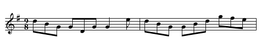 Ride a Mile - staff notation