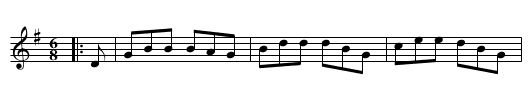 Riding on a Hand-Car - staff notation