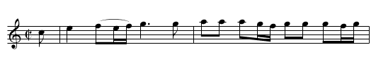 Rigadoon [1] - staff notation