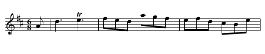 Rigadoon by Philpot - staff notation