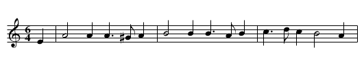 Rigadoon. JaW.088, A - staff notation