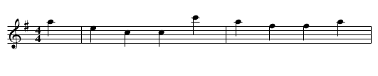 Rigadoon. SenH.137, A - staff notation